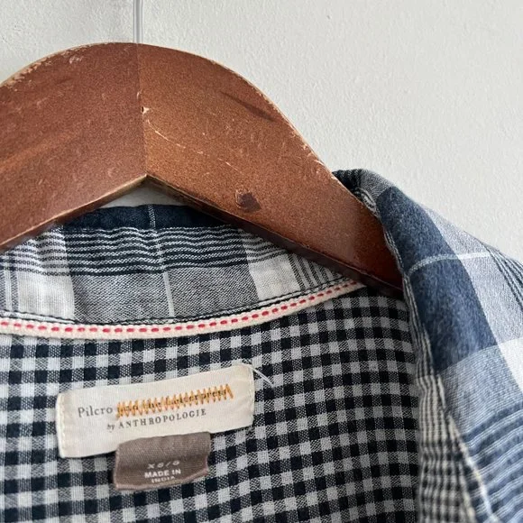 Anthropologie Pilcro & The Letterpress Bo Boyfriend Plaid Oversized Shir… - Picture 2 of 8